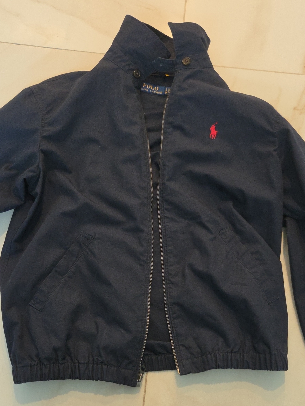 Polo Ralph Lauren Cotton Poplin Jacket Blue